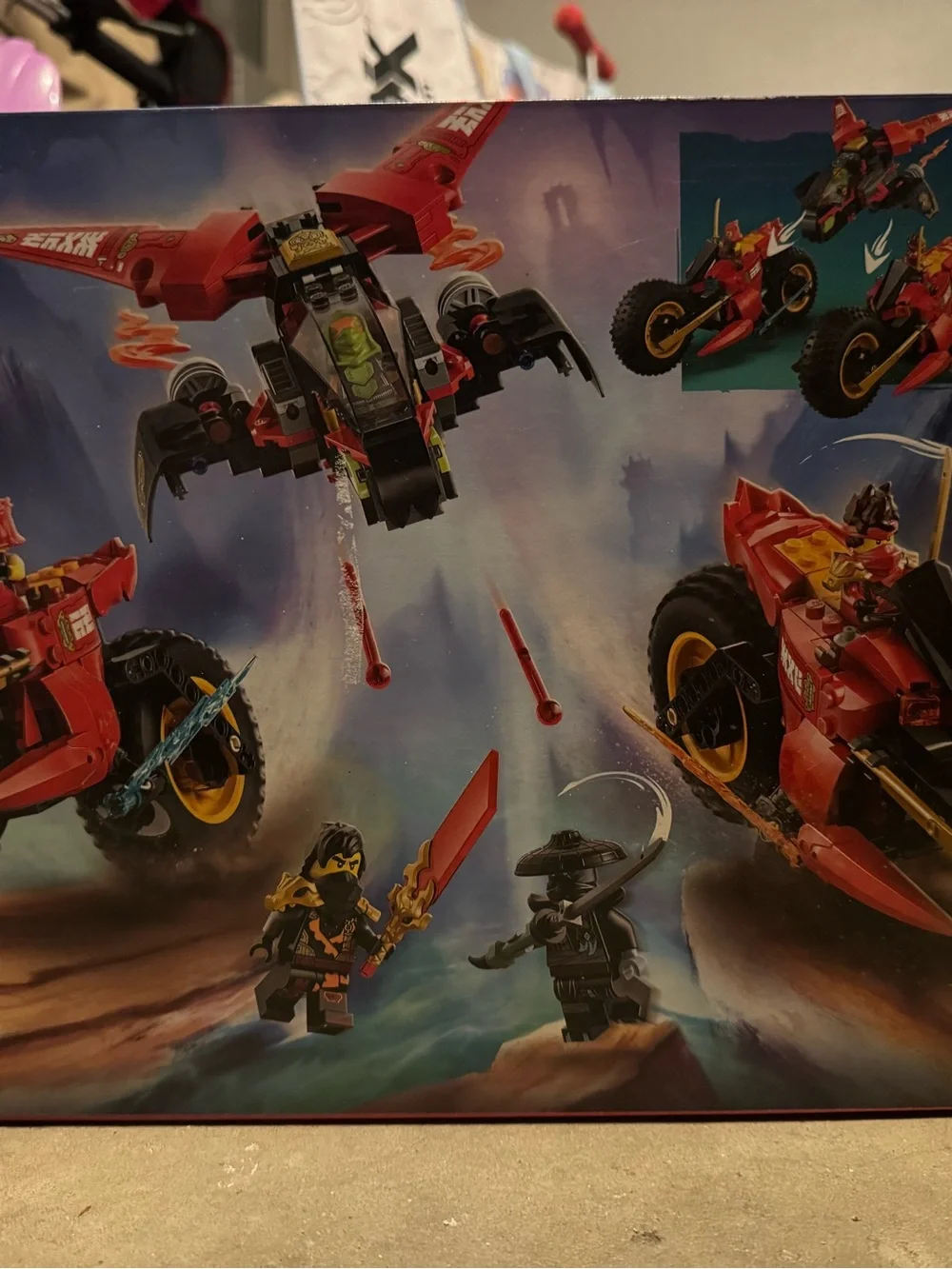 Lego Ninjago Dragon's Rising Red and Black Off-Roader